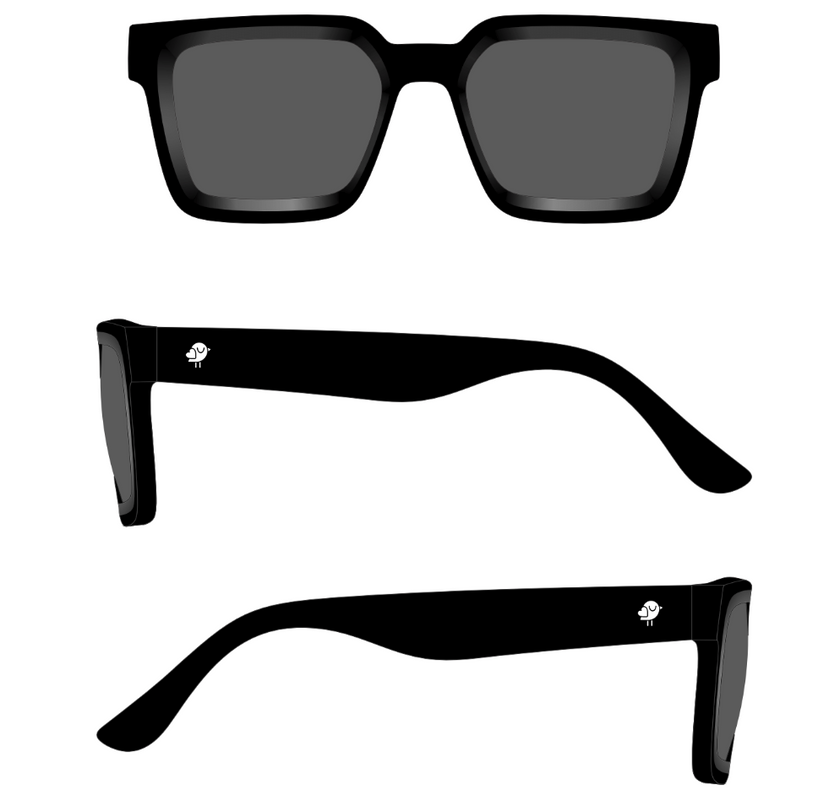 078. Mysteryland Sunglasses Black