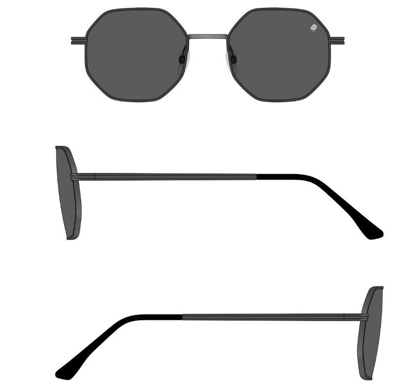 079. Mysteryland Sunglasses Metal