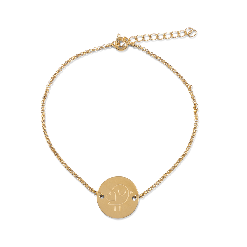 061. Mysteryland Bracelet Coin Gold