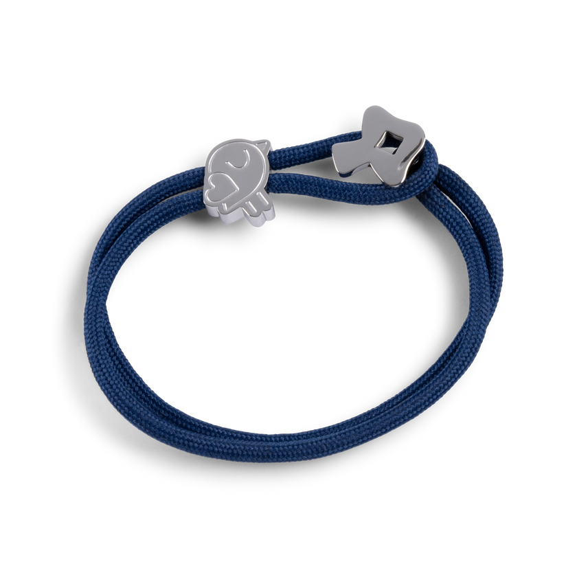 063. Mysteryland Bracelet Rope Blue
