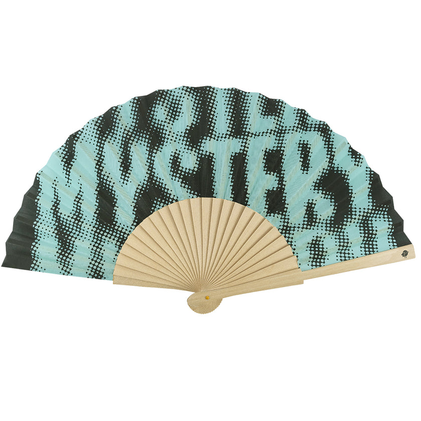 064. Mysteryland Handfan Black/Blue