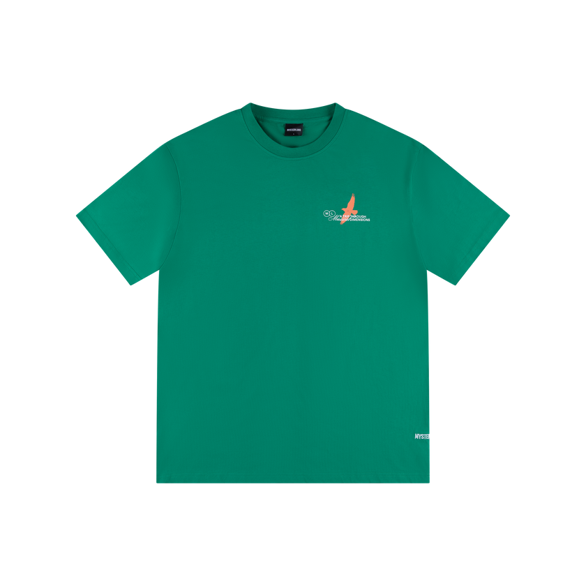 004. Mysteryland T-Shirt Green Birdie backprint